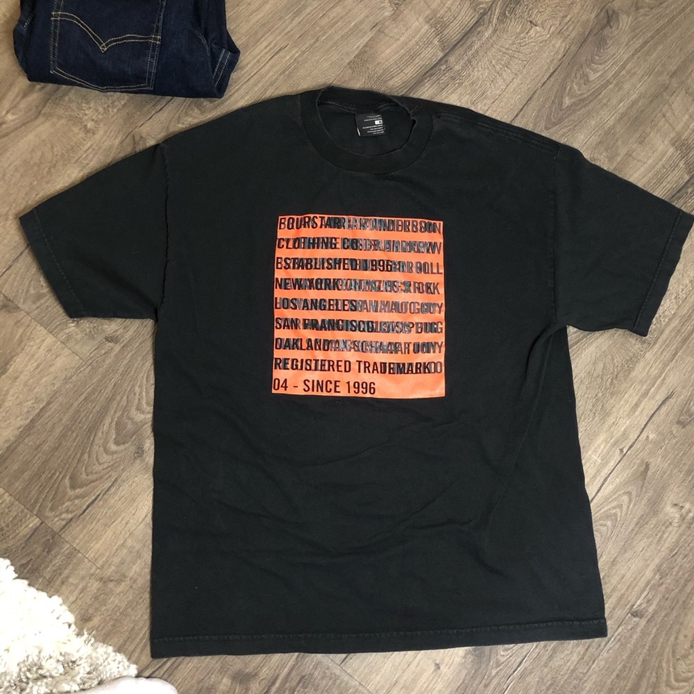 Mens Fourstar black Tshirt